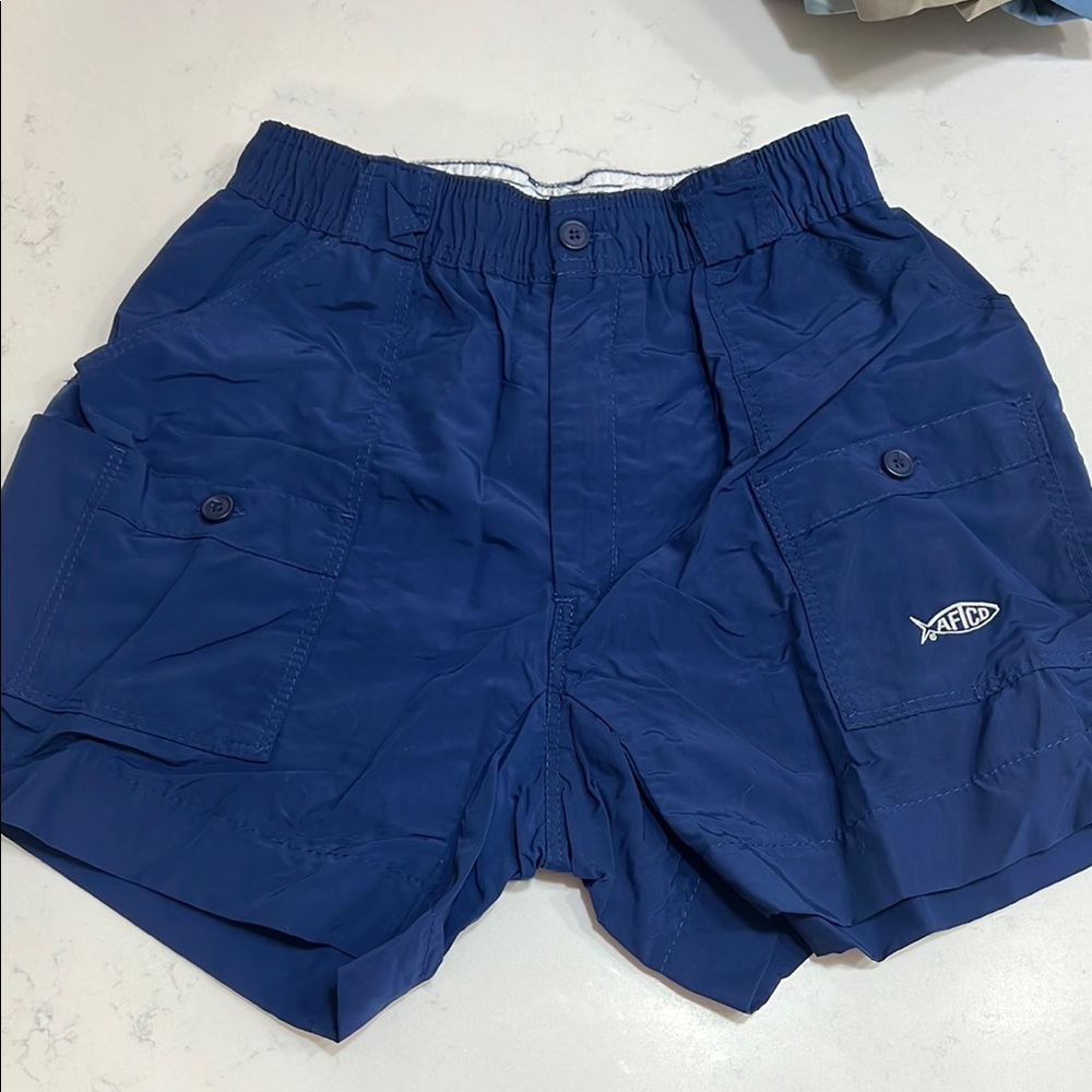 Aftco navy shorts size 30